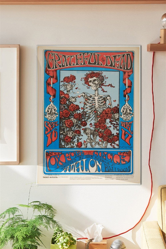 Grateful Dead Duvar Posteri Büyük Boy 45x30 Cm