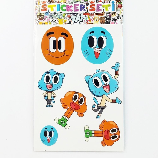Gumball Darwin Sticker Seti