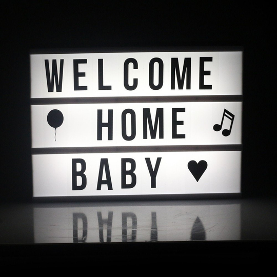 Harfli Işık Dekoratif Led Light Box