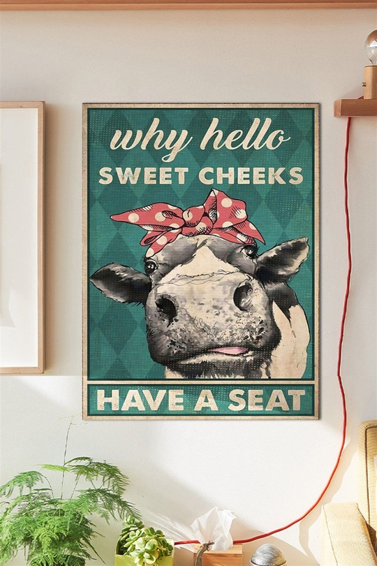 Hello Sweet Cheeks Duvar Posteri Büyük Boy 45x30 Cm