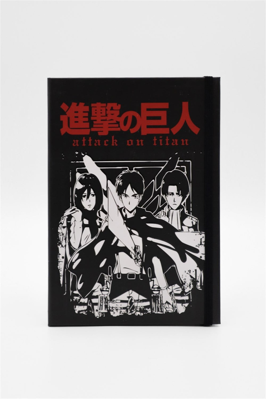 Hero Attack On Titan Lastikli Defter