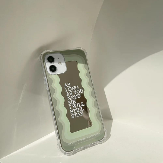 I Will Still Stay Aynalı Iphone 13 Telefon Kılıfı 