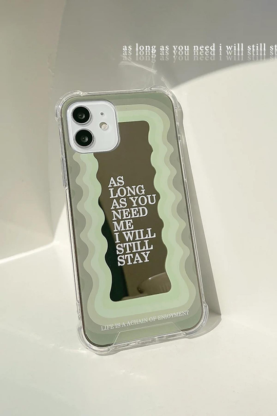 I Will Still Stay Aynalı Iphone 14 Pro Max Telefon Kılıfı 
