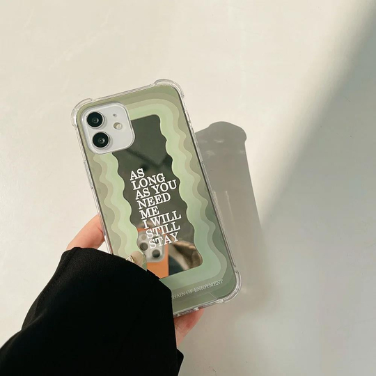 I Will Still Stay Aynalı Iphone 14 Pro Max Telefon Kılıfı 