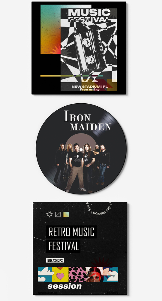 Iron Maiden Plak Duvar Dekoru