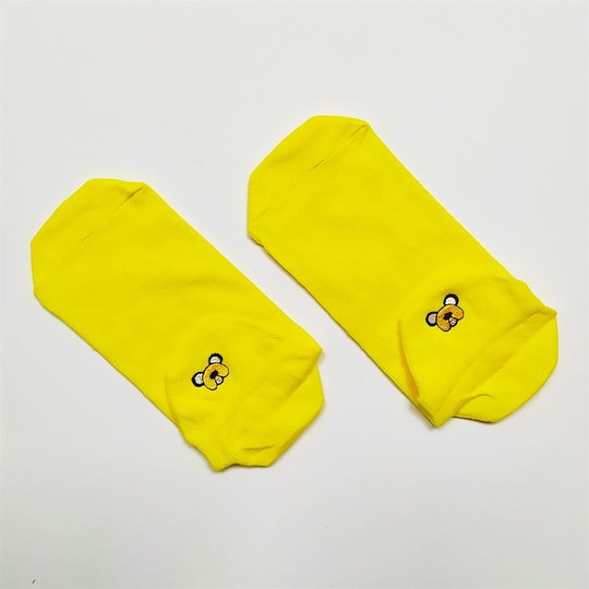 Jake Sarı Patik Çorap