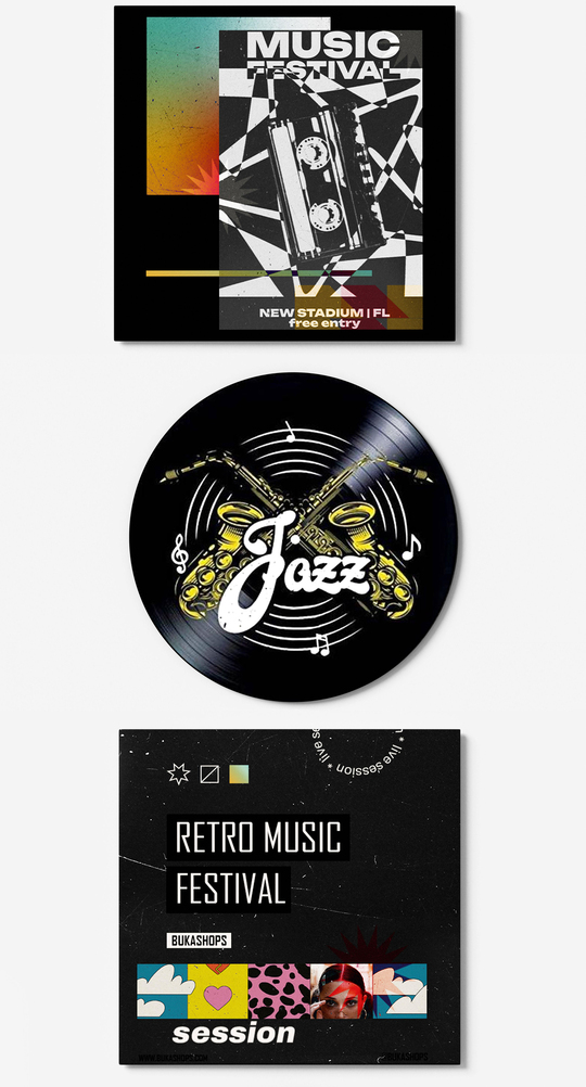 Jazz Plak Duvar Dekoru