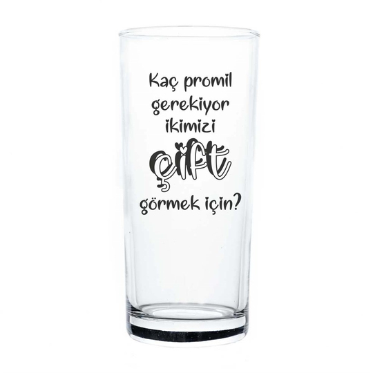 Kaç Promil Gerekiyor İkimizi Çİft Görmek İçin? Rakı Bardağı
