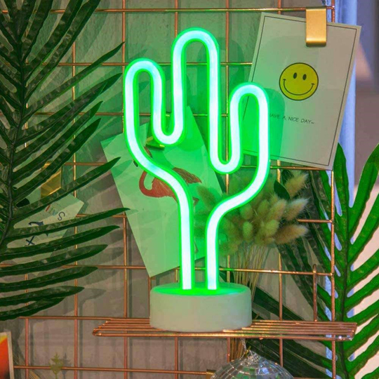 Kaktüs Neon Led Işık