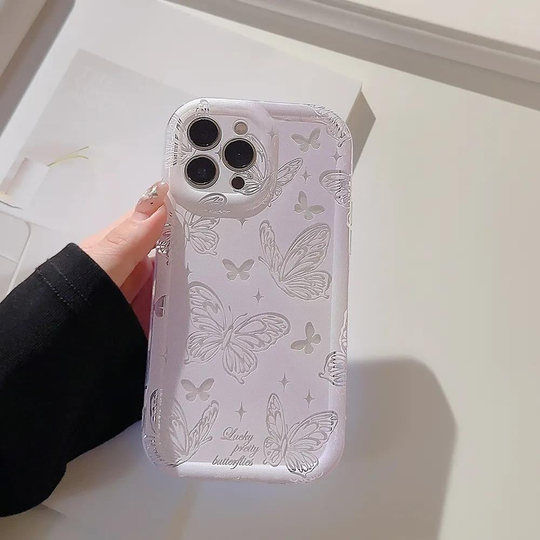Kelebek Tutuculu Iphone 14 Pro Max Telefon Kılıfı 