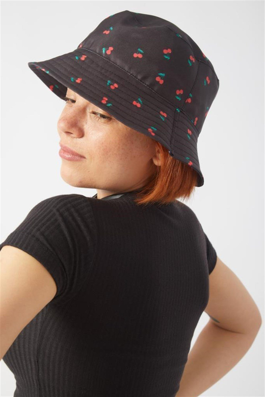 Kiraz Kolaj Balıkçı Şapka Bucket Hat