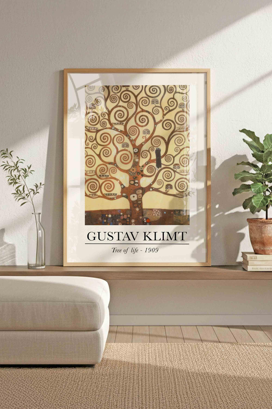 Klimt'in Altın Çağı: 3 Başyapıt Galeri Duvarı Seti Çerçeveli Renk Seçenekli