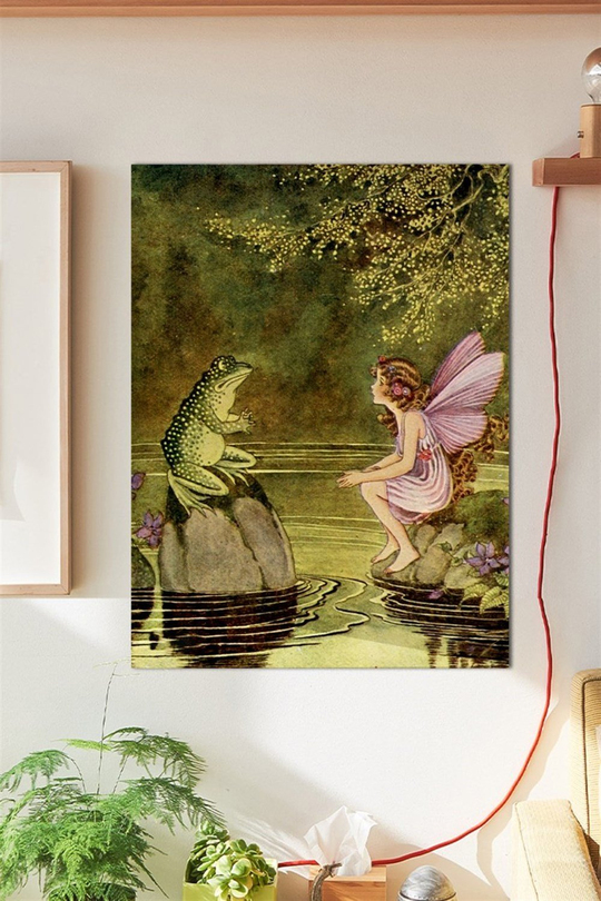 Kurbağa Pixie Duvar Posteri Büyük Boy 45x30 Cm