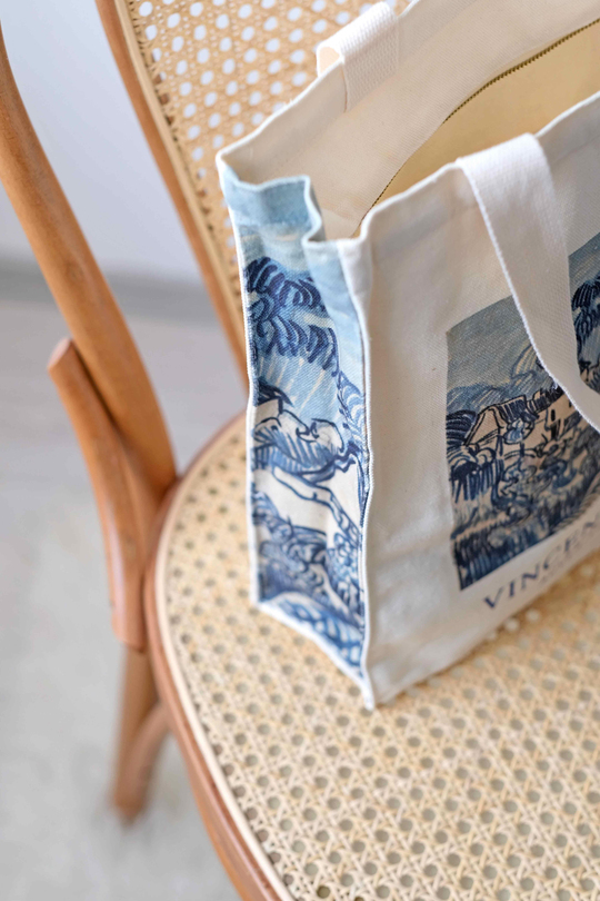 Landscape Van Gogh Tote Bag Kanvas Çanta 