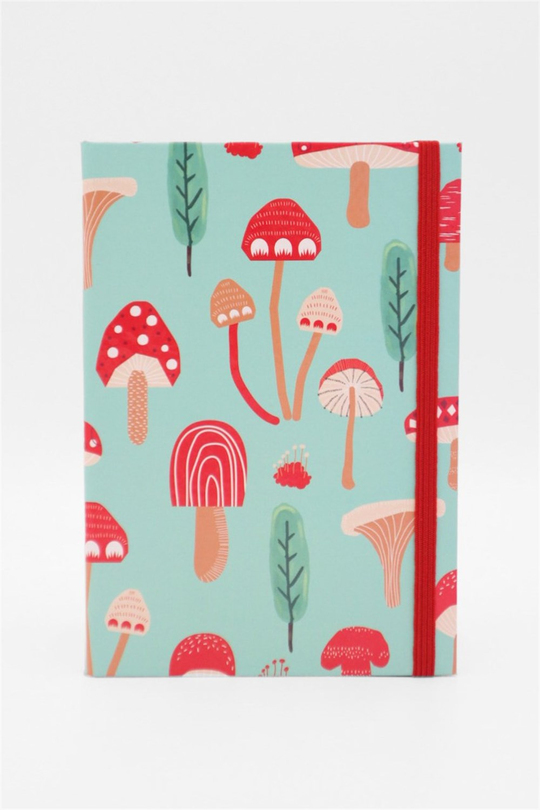 Mantar Kolaj Lastikli Defter