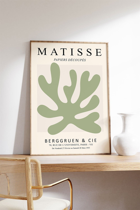 Matisse 1953 Green Tablo, Poster - Çerçevesiz