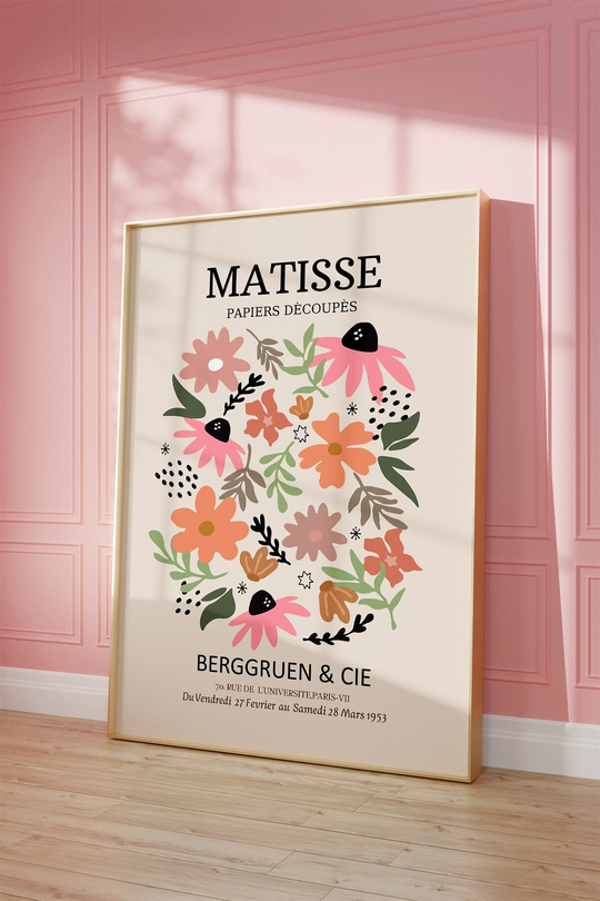 Matisse 1953 Tablo, Poster - Çerçevesiz