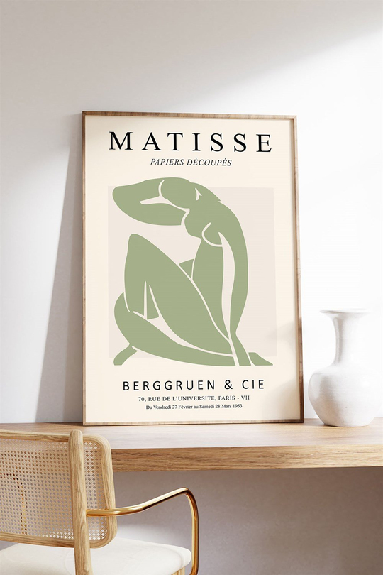 Matisse Cie Green Tablo, Poster - Çerçevesiz
