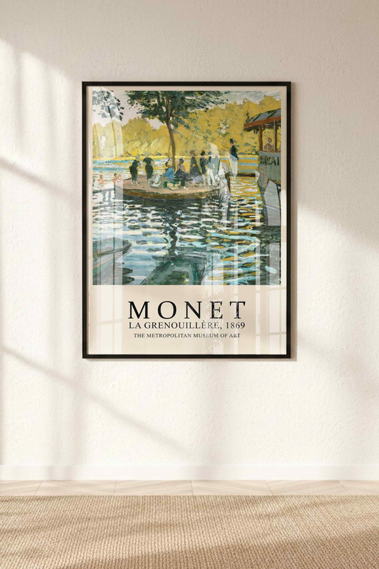 Matisse, Van Gogh, Monet 3'lü Tablo Seti Çerçeveli Renk Seçenekli