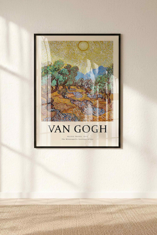 Matisse, Van Gogh, Monet 3'lü Tablo Seti Çerçeveli Renk Seçenekli