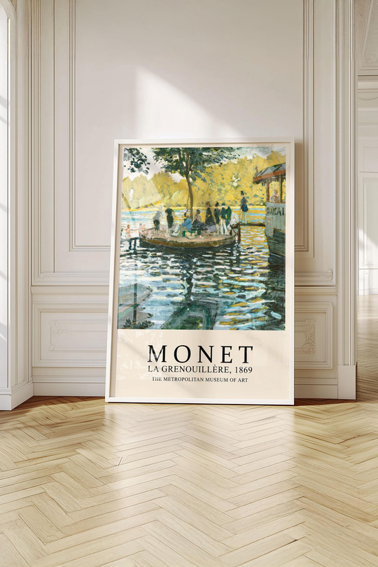 Matisse, Van Gogh, Monet 3'lü Tablo Seti Çerçeveli Renk Seçenekli