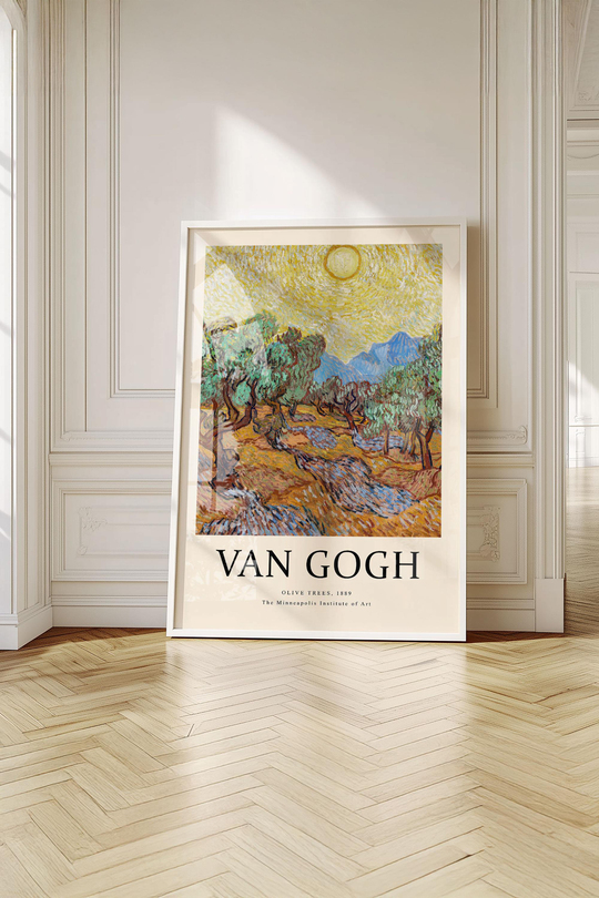 Matisse, Van Gogh, Monet 3'lü Tablo Seti Çerçeveli Renk Seçenekli