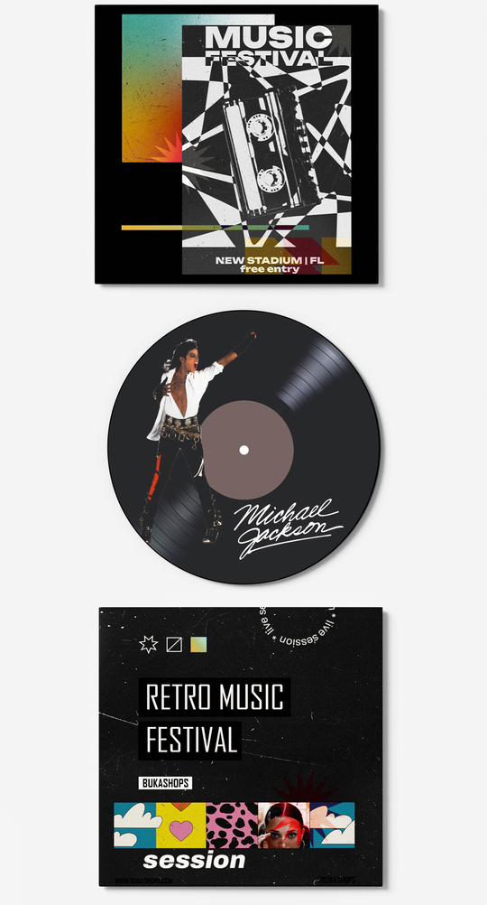 Michael Jackson Plak Duvar Dekoru