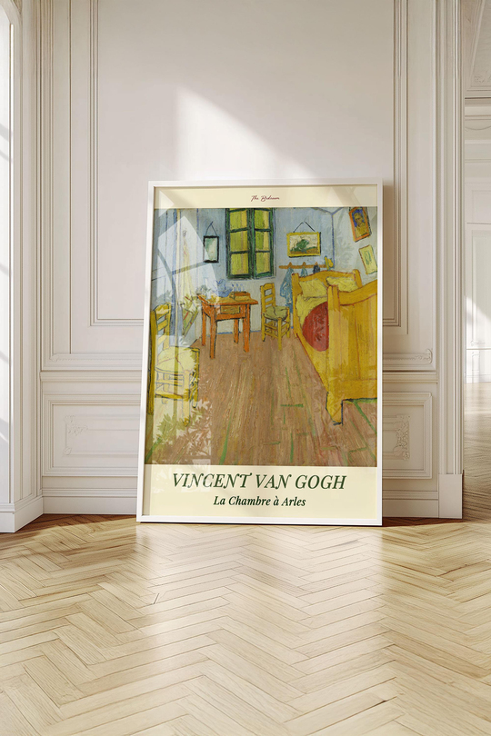Monet, Van Gogh, Derain 3'lü Çerçeveli Tablo Seti Çerçeveli Renk Seçenekli