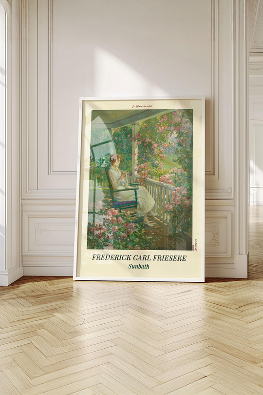 Monet, Van Gogh, Frieseke 3'lü Tablo Seti Çerçeveli Renk Seçenekli