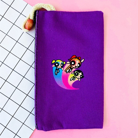 Mor Powerpuff Girls Bez Kalemlik