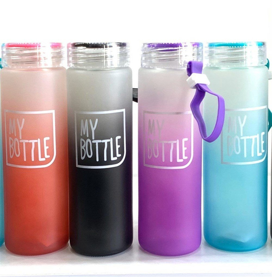 My Bottle Renkli Cam Matara 470 ml