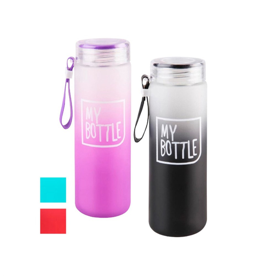 My Bottle Renkli Cam Matara 470 ml
