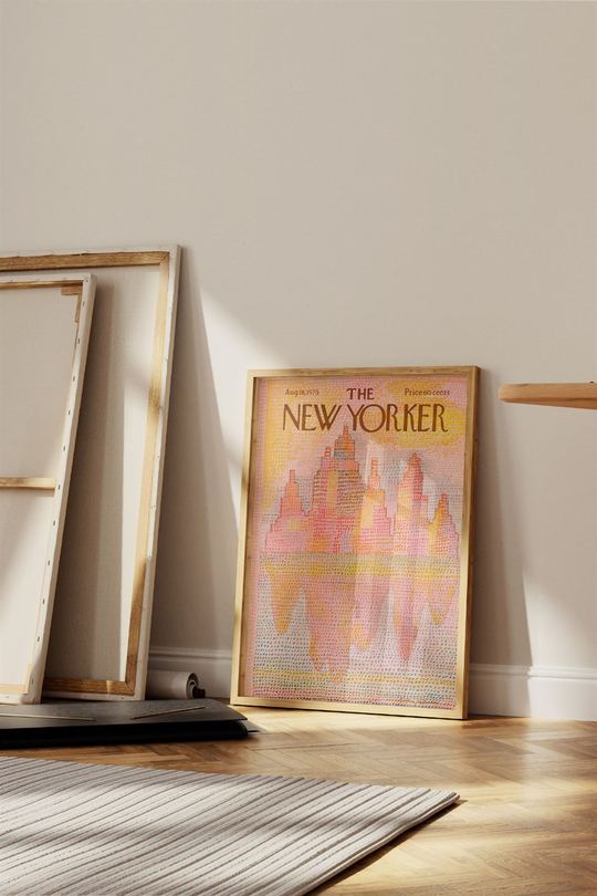 New Yorker Aug Tablo, Poster - Çerçevesiz