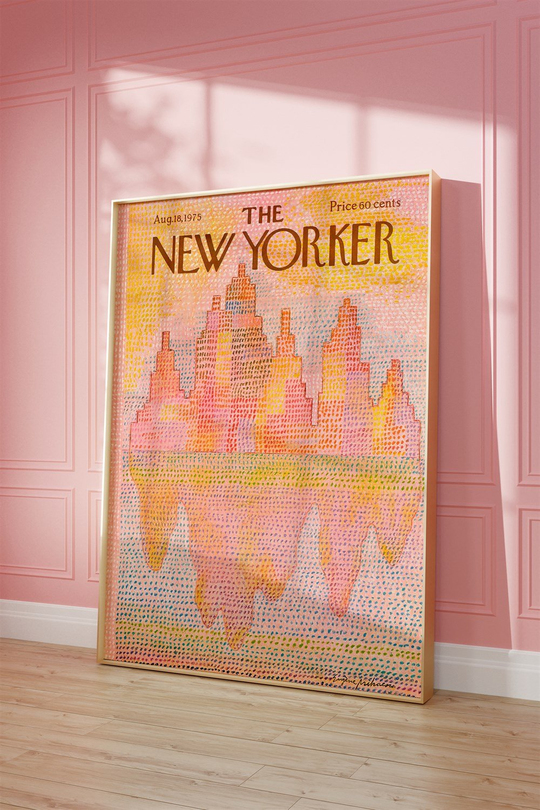 New Yorker Aug Tablo, Poster - Çerçevesiz