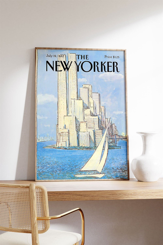 New Yorker July 1982 Tablo, Poster - Çerçevesiz