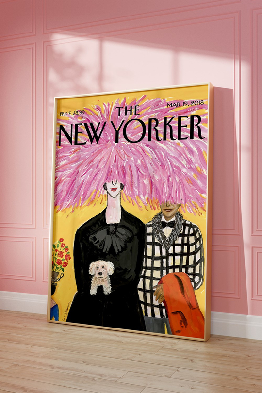 New Yorker Mar 2018 Tablo, Poster - Çerçevesiz
