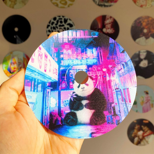 Panda Cd Boyama Dekor