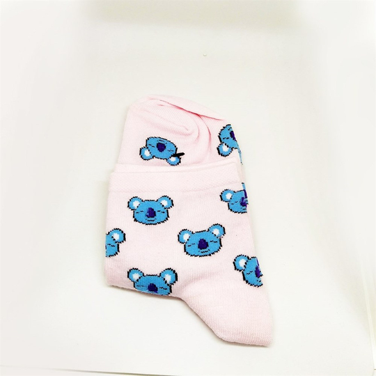 Pembe BTS21 Koya Çorap