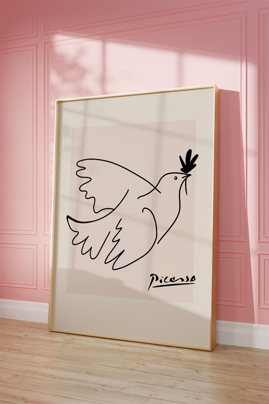 Picasso 1961 Peace Dove Tablo, Poster - Çerçevesiz