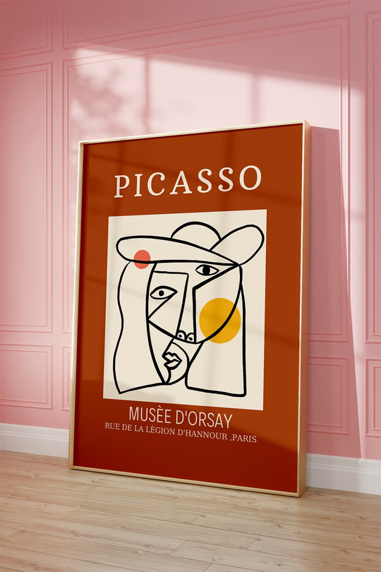 Picasso Musee Dantibes 3'lü Tablo, Poster Seti - Çerçevesiz