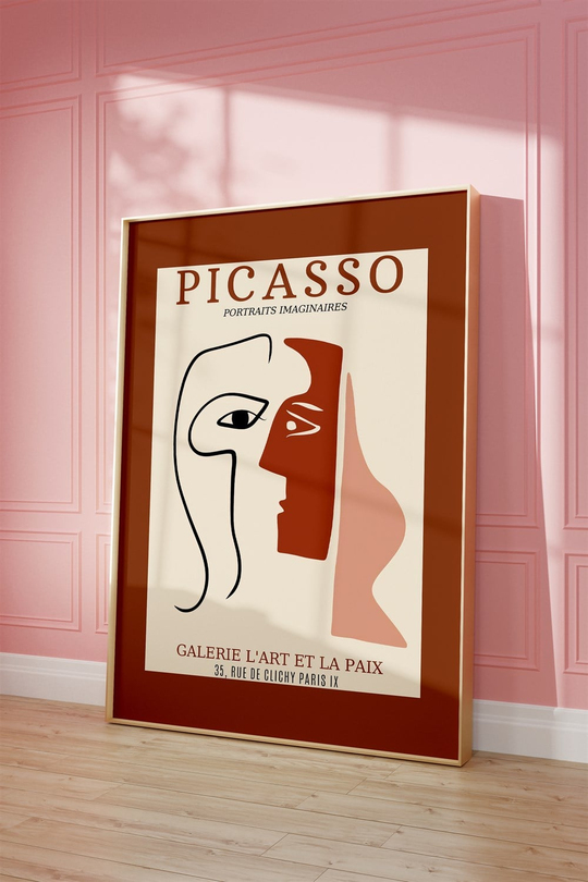 Picasso Musee Dantibes 3'lü Tablo, Poster Seti - Çerçevesiz