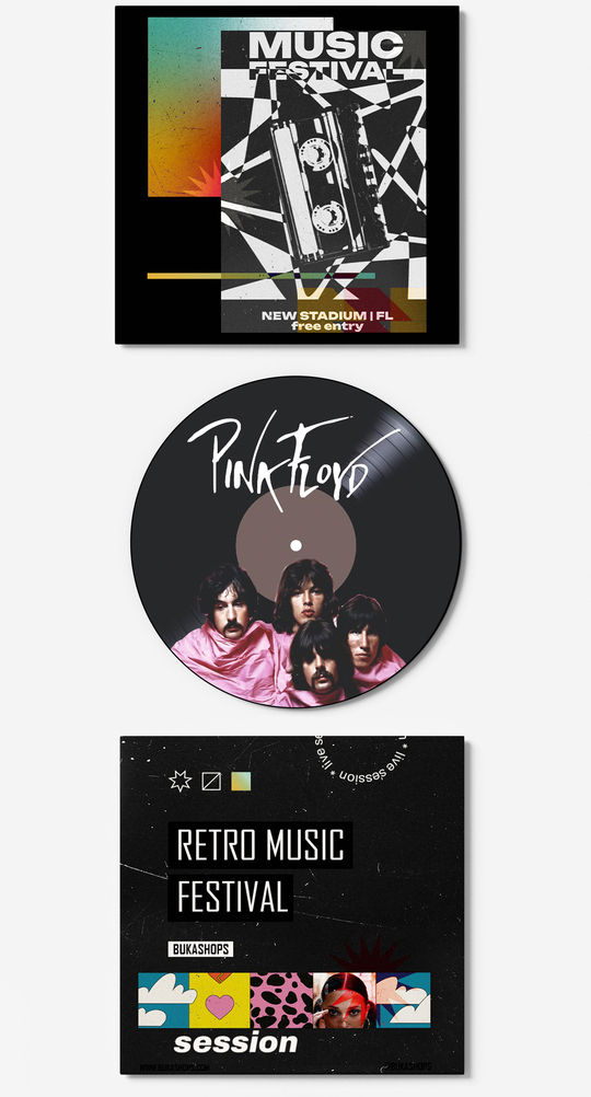 Pink Floyd Pembe Plak Duvar Dekoru
