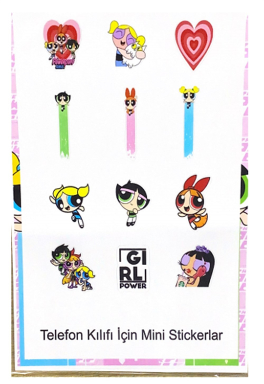 Powerpuff Girl Mini Sticker Seti