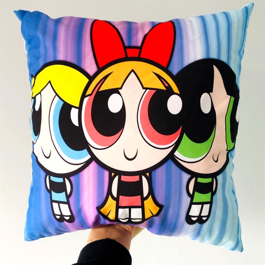 Powerpuff Girls Renkli Yastık