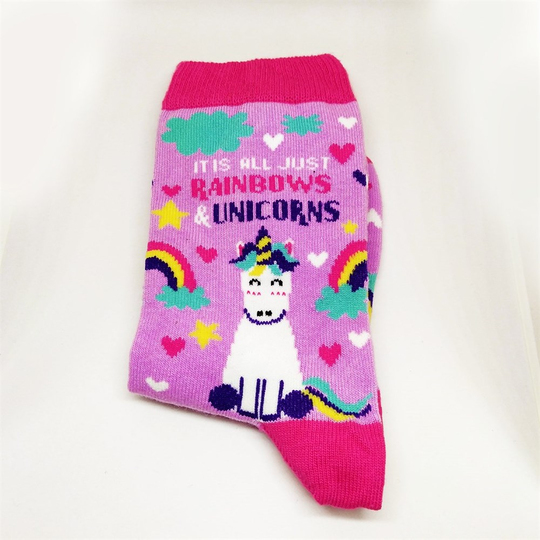 Rainbows & Unicorns Çorap