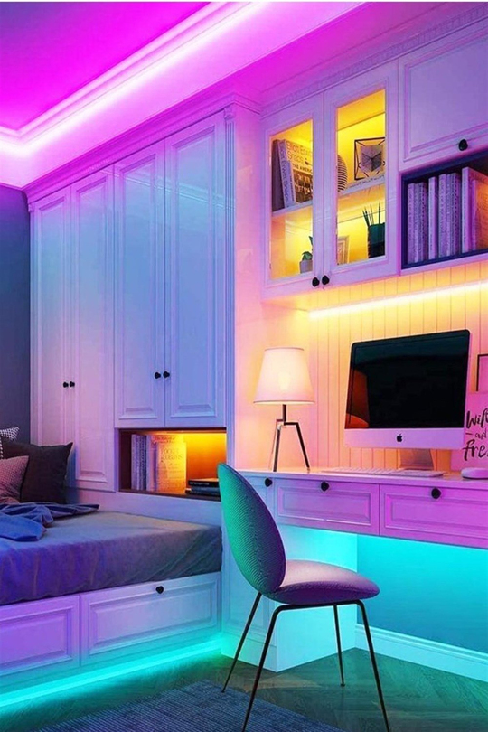 RGB Kumandalı Şerit Led Işık 3 Renk