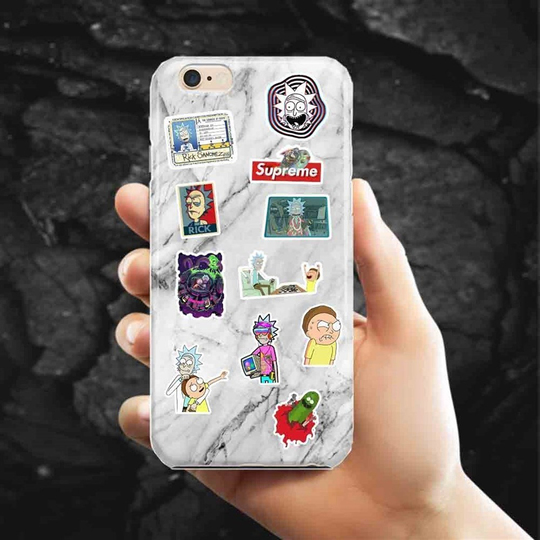 Rick And Morty Mini Sticker Seti