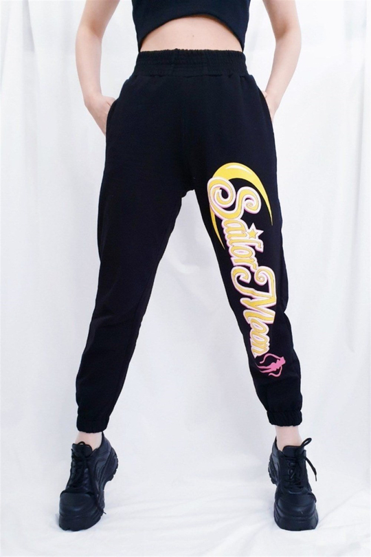 Sailor Moon Siyah Eşofman