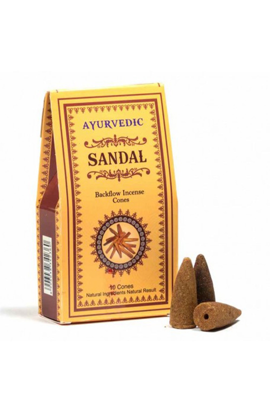 Sandal Ağacı Geri Akışlı Şelale Tütsü