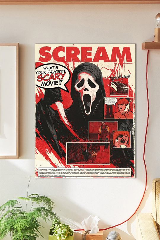 Scream Duvar Posteri Büyük Boy 45x30 Cm